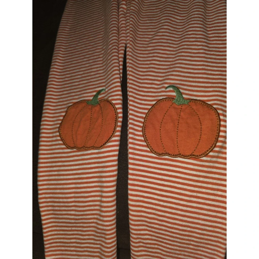 Gymboree lil pumpkin fall Halloween autumn leggings size 7